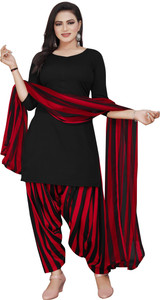 Kashvi Crepe Printed, Striped Salwar Suit Material