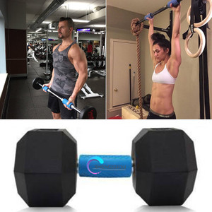 Thick Rubber Barbell Grip Sleeves - Dumbbell Grip Trainer For Forearms & Biceps (10mm/12.5mm) - View #8