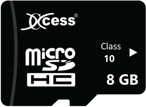 XCCESS X8GB Xccess 8GB Memory Card GB MicroSD Card Class 10 40 MB/s  Memory Card Compatible with Mobile XCCESS