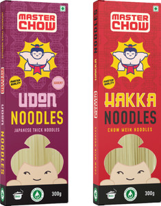 MasterChow Chinese Hakka & Udon Noodle Kit | No Preservatives | Get Restaurant Style Taste in Just 10 Minutes | Serves 4-5 Meals Hakka Noodles Vegetarian