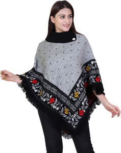 discoveryline Wool Blend Poncho