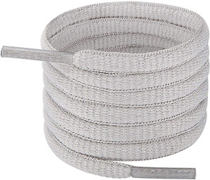 HOME13 Round Oval Shoes laces Athletic Shoe Laces for Sport/Running Shoes Shoe Strings (47inch_120cm, Light Grey Color, 4 Shoe Laces) Shoe Lace