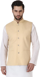 Maleno Sleeveless Solid Men Jacket