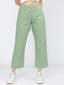 Tokyo Talkies Boyfriend Women Light Green Jeans