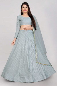 Divastri Embroidered Semi Stitched Lehenga Choli