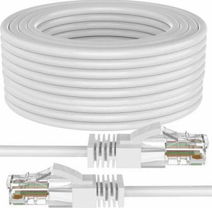 Fedus LAN Cable 30 m Ethernet Cable, 98.4 Feet 30 Meter High Speed Cat6 LAN Cable