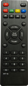 SHIELDGUARD Home Theater System Remote Control No. 279, Compatible for Home Theater Zebronics Remote Controller