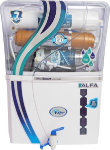 Aqua Flow Enterprises ALFA Copper 12 L RO + UV + UF + TDS Control + UV in Tank + Copper Water Purifier