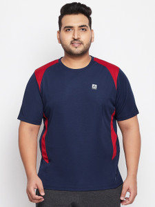 Austivo Colorblock Men Round Neck Multicolor T-Shirt