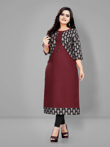 Lerkiza Women Printed Straight Kurta