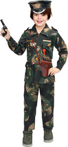 FuzzyBid Army Kids Costume Wear