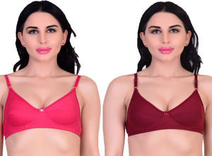 oxbeery महिलाओं के लिए टी-शर्ट नॉन-पैडेड ब्रा