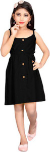 RF CLOTHES Girls Midi/Knee Length Casual Dress