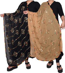Sekmany Chiffon Embroidered Women Dupatta