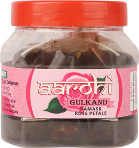 Aarohi Natural Organic Gulkand Prepared Using Damask Rose Enhanced with Cardamon