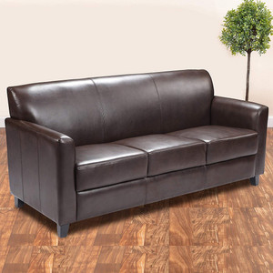 gnanitha Leatherette 3 Seater  Sofa