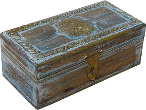Mehar Emporium Vintage Style Wood Box Home Décor Wooden Box Vanity