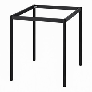 IKEA Underframe for table with table top, black (Do It Your Self) Metal ...