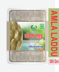 NaturEarth 100% Natural Amla Laddu ( 500 Gm ) Freshly Made Low in Sugar Box