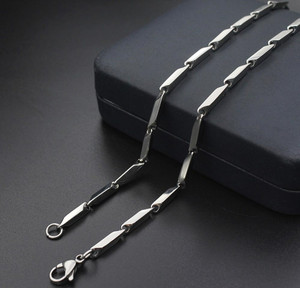 ANORI Silver, Platinum, Titanium, Rhodium Plated Sterling Silver, Stainless Steel, Steel Chain