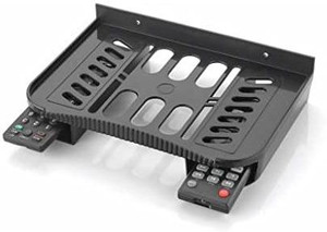 Fivean Wall Mount Router Stand Set top Box Stand Setup Box Shelves Remote Holder Plastic Wall Shelf