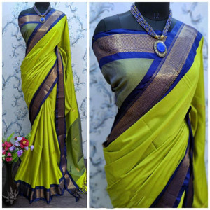 Fab Silk Woven Banarasi Cotton Silk Saree