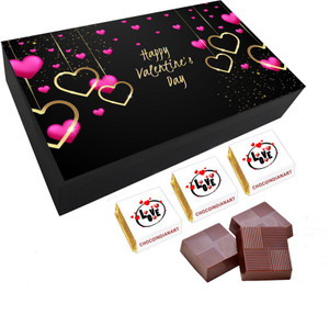 CHOCOINDIANART Very Lovely Happy Valentine's Day, 06pcs Delicious Chocolate Gift, Truffles