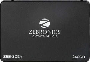 SSD 240GB x 10個 ZEBRONICS SSD 240 GB All in One PC's, Desktop, Laptop Black SATA