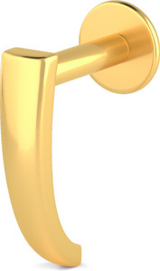 Joyalukkas Elegant Plain Superb 22kt Yellow Gold Nose Wire
