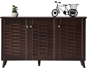 DeckUp Bei 3-Door Engineered Wood Shoe Rack