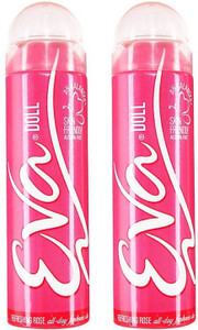 ईवा Doll Deodorant Spray Combo Pack of 2 (125ML each) डिओडोरेंट स्प्रे  -  महिलाओं के लिए