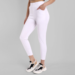 GREEN-SHADE White Jegging