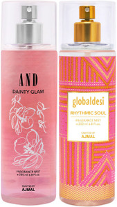 AND Dainty Glam 200ML & Rhythmic Soul Body Mist 200ML Body Mist Body Mist  -  For Women