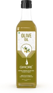Gmore Cold Pressed - Extra Virgin - Olive Oil - Organic - 100% Pure & Natural Olive Oil PET Bottle
