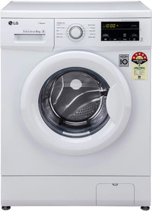 LG 6 kg with Steam,inverter Fully Automatic Front Load Washing Machine with In-built Heater White