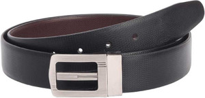 BlacKing Men Casual, Formal, Evening, Party Black Genuine Leather, Artificial Leather Reversible Belt