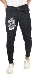 Styzon Boyfriend Men Black Jeans