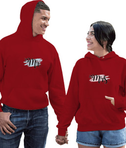 AKSHAT CREATION Full Sleeve Printed Couple Sweatshirt