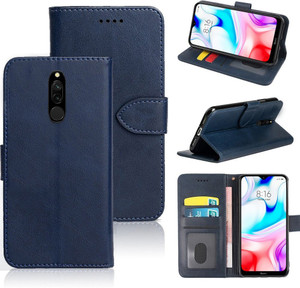 Juberous Flip Cover for Mi Redmi 8