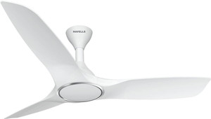 HAVELLS stealth air BLDC pearl white with 2 Year Warranty Silent Operation 1200 mm Ceiling Fan (pearl white | Pack of 1)