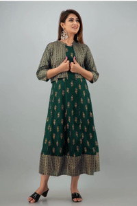 Gudiya Women Printed Anarkali Kurta