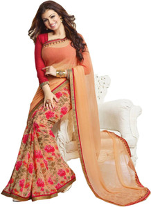 Classic Selection Printed Bollywood Georgette Saree