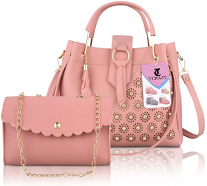 TCRAZY Women Pink Shoulder Bag
