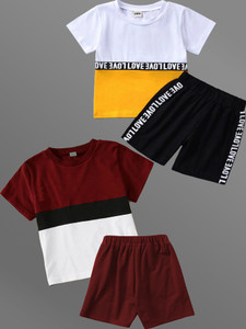Lofn Baby Boys & Baby Girls Casual T-shirt Three Fourth Pant