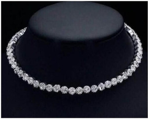 MADHURAM FASHION Diamond Gold-plated Plated Alloy Choker