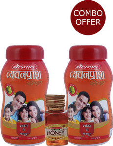 Baidyanath Chyawanprash Special 500gm pack of 2 With 50gm Honey For Immunity Booster