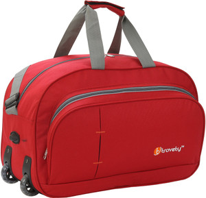 Trovety Travel Luggage (Expandable) Hand Duffel Bag-Light Weight With Solid Large Space Duffel With Wheels (Strolley)