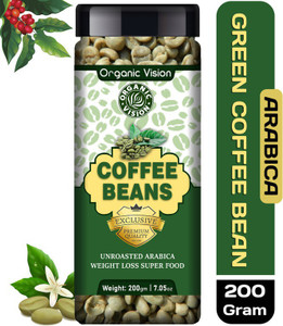 Organic Vision Organic green coffee beans for weight loss 200g Coffee Beans