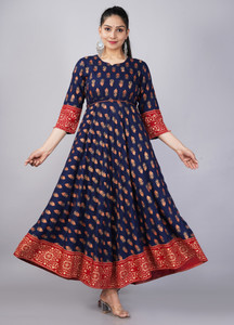 Mishree collection Women Printed Anarkali Kurta