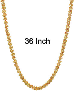 TANVI J Bokul Chain 36 Inch Gold-plated Plated Copper Chain